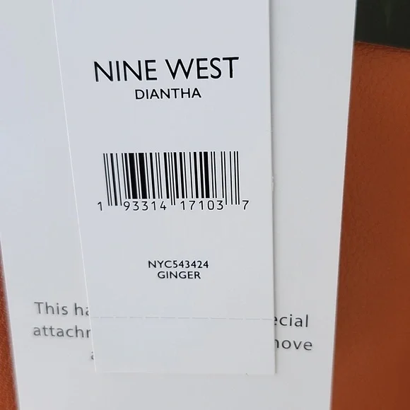 NWT NINE WEST DIANTHA CARRYALL SHOULDER BAG WITH WRISTLET - Picture 6 of 16